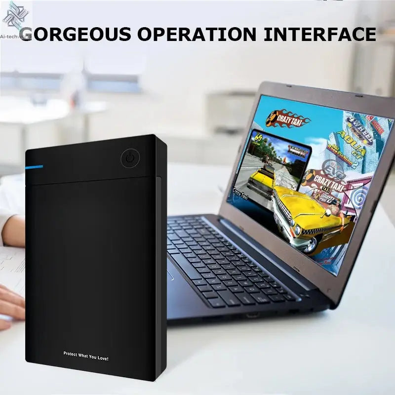 New Hyperspin Attraction Gaming HDD Retro Game Console with 100,000 Games for PS4/PS3/PS2/WII/WIIU Portable HDD for PC/Laptop Ai-TechWorld 