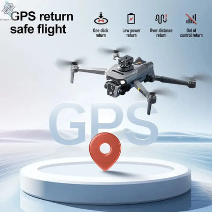 New K19 MAX GPS Drone Professional 8K Camera Aerial FPV Brush Avoiding Obstacle with Large Screen Remote Control Folding Drone Ai-TechWorld 