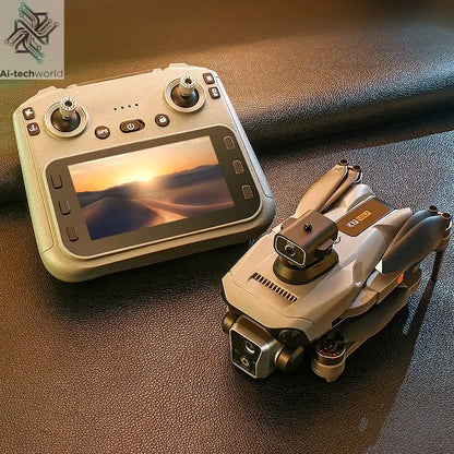 New K19 MAX GPS Drone Professional 8K Camera Aerial FPV Brush Avoiding Obstacle with Large Screen Remote Control Folding Drone Ai-TechWorld 