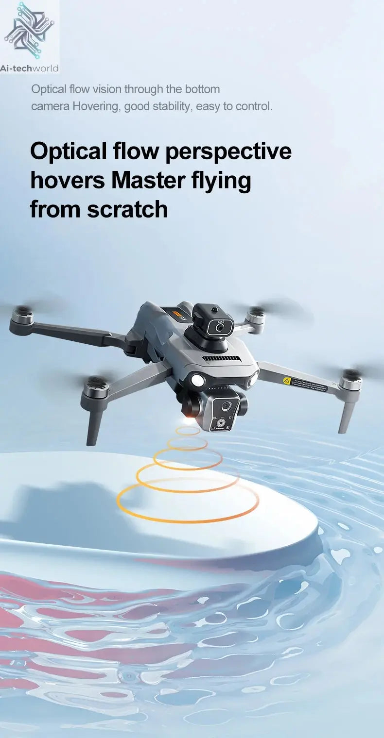 New K19 MAX GPS Drone Professional 8K Camera Aerial FPV Brush Avoiding Obstacle with Large Screen Remote Control Folding Drone Ai-TechWorld 