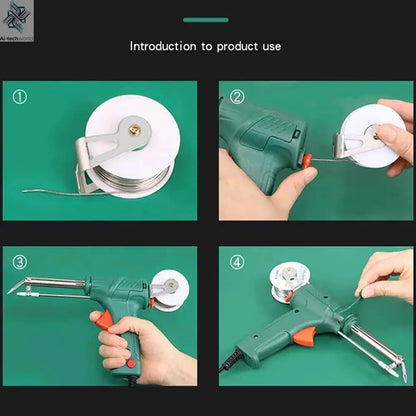 New Multi-Function Iron Welder Automatically Soldering Gun 220V/110V 60W Hand-Held Internal Heating Send Tin Welding Repair Tool - Ai-TechWorld