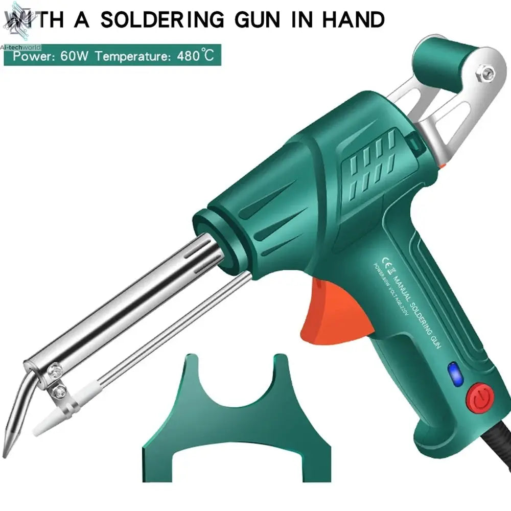 New Multi-Function Iron Welder Automatically Soldering Gun 220V/110V 60W Hand-Held Internal Heating Send Tin Welding Repair Tool - Ai-TechWorld