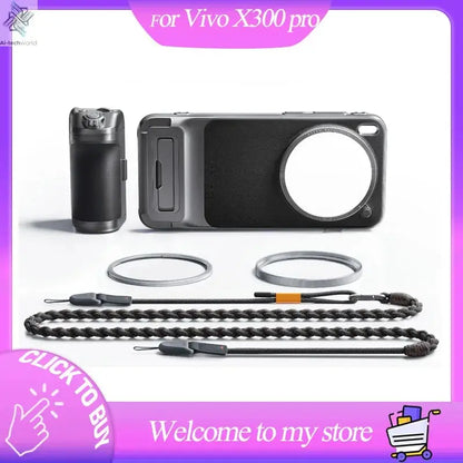 New Original for Vivo X300 pro Photographer Kit: Zeiss 2.35x Telephoto Lens Set Mobile Phone Case, Professional imaging Handle Ai-TechWorld 