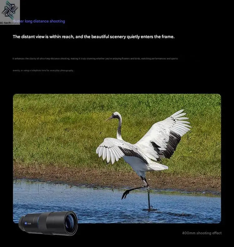 New Original for Vivo X300 pro Photographer Kit: Zeiss 2.35x Telephoto Lens Set Mobile Phone Case, Professional imaging Handle Ai-TechWorld 