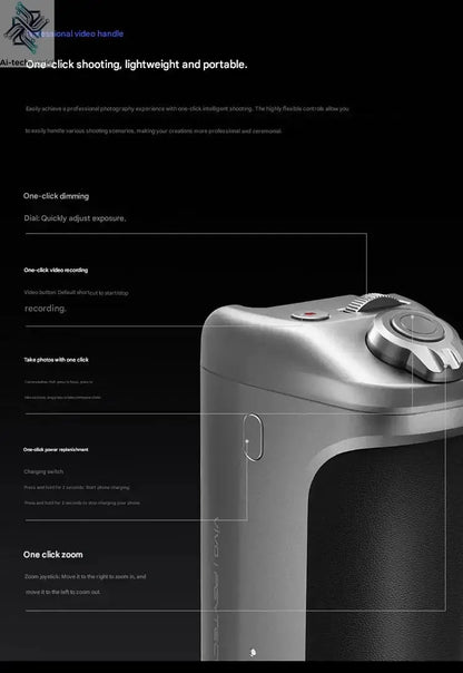 New Original for Vivo X300 pro Photographer Kit: Zeiss 2.35x Telephoto Lens Set Mobile Phone Case, Professional imaging Handle Ai-TechWorld 
