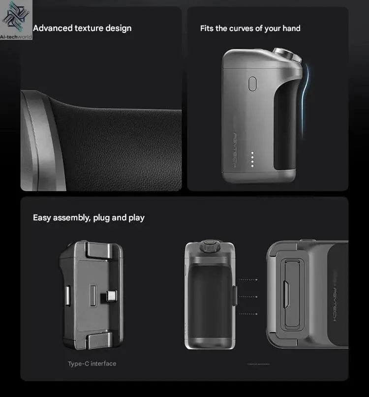 New Original for Vivo X300 pro Photographer Kit: Zeiss 2.35x Telephoto Lens Set Mobile Phone Case, Professional imaging Handle Ai-TechWorld 