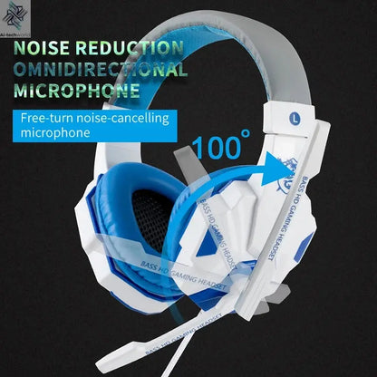 New Professional Wired Gaming Headphones With Microphone Led Light For Computer PS4 PS5 Xbox Bass Stereo PC Gaming Headset Gifts Ai-TechWorld 