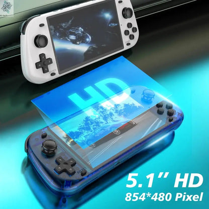 New R50S Retro Handheld Game Console 5.1 Inch Large Screen Linux System 854*480 4200mAh Video Gaming Player Boy Gifts Ai-TechWorld 