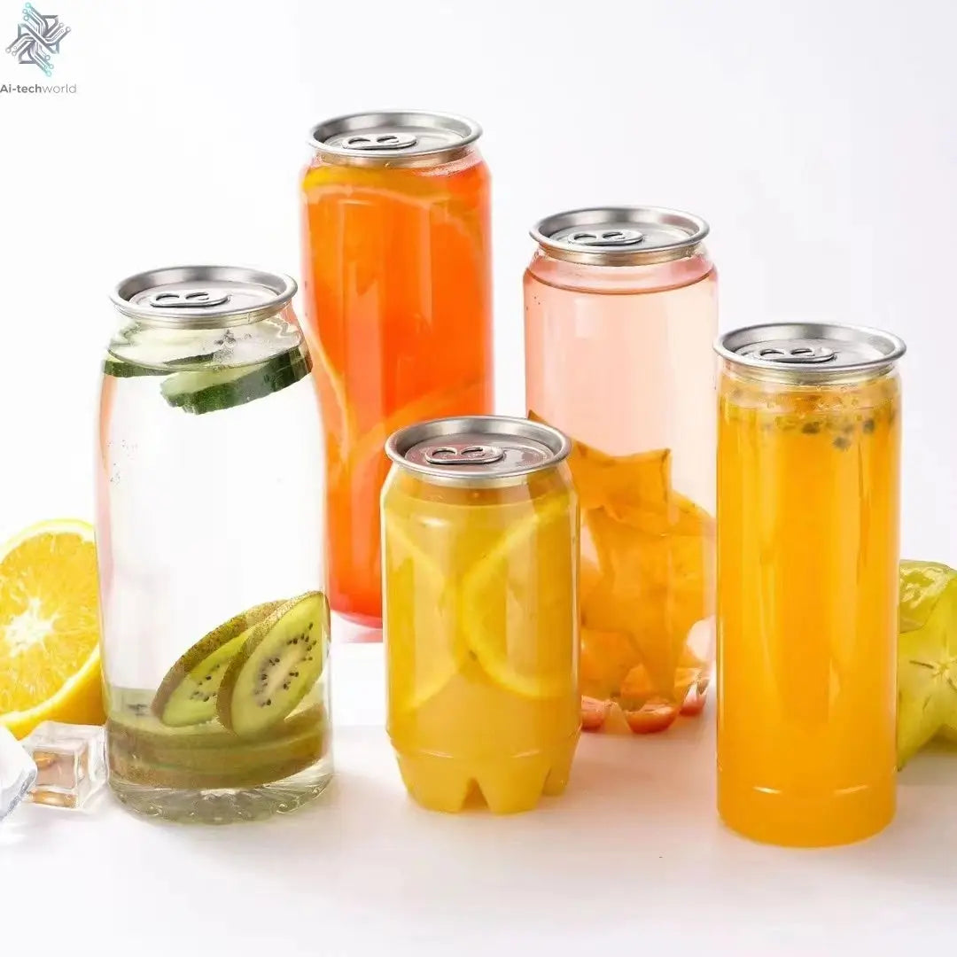 New Technique 5S Intelligent Can Sealing Machine Automatic Lifting And Lowering Non Rotary Plastic PET Tin Jar Beer Cans Seamer Ai-TechWorld 