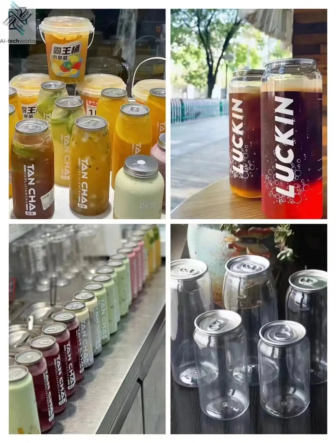 New Technique 5S Intelligent Can Sealing Machine Automatic Lifting And Lowering Non Rotary Plastic PET Tin Jar Beer Cans Seamer Ai-TechWorld 