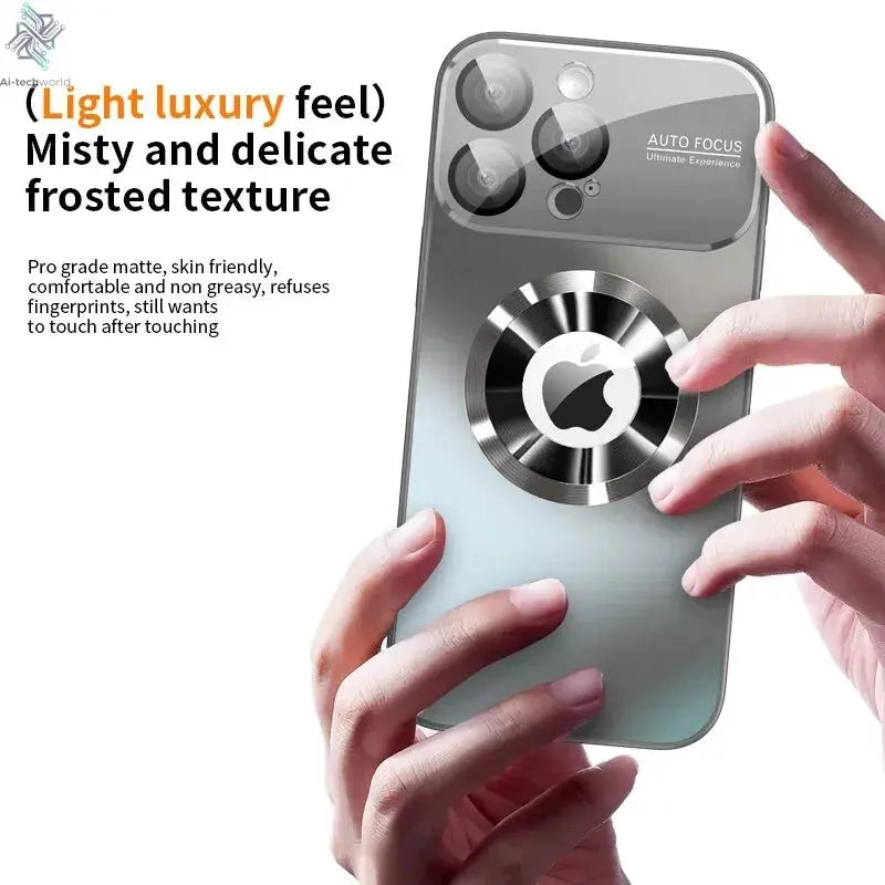 New Titanium Metallic Luxury Matte Case: iPhone Magsafe Ai-TechWorld 
