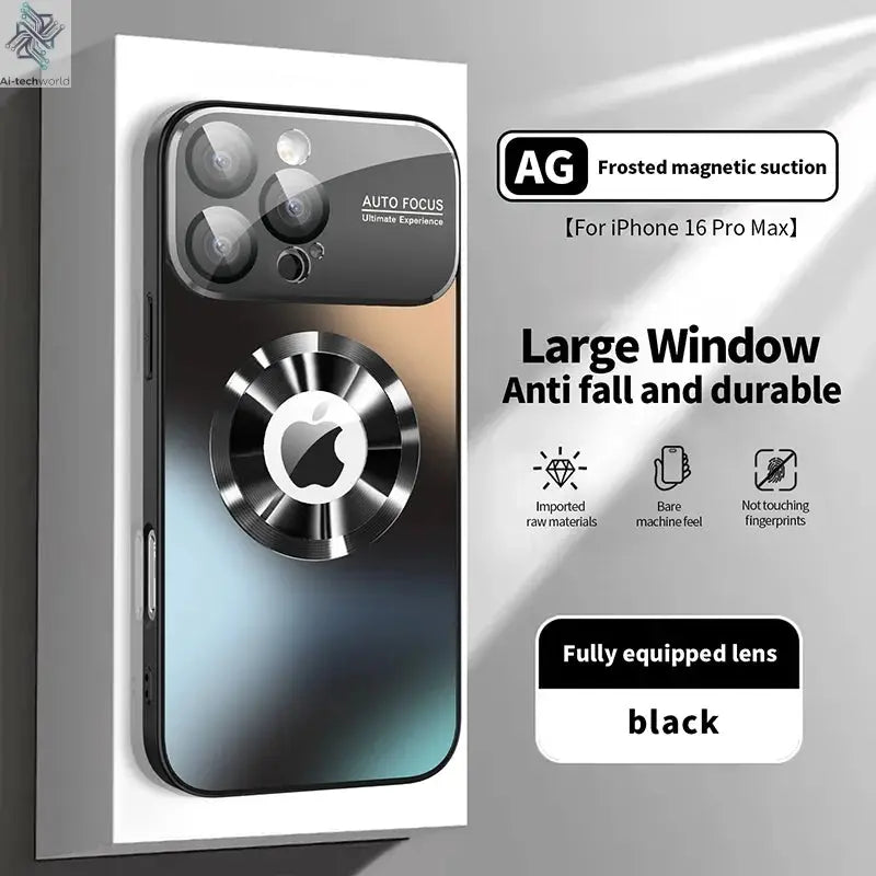 New Titanium Metallic Luxury Matte Case: iPhone Magsafe Ai-TechWorld 