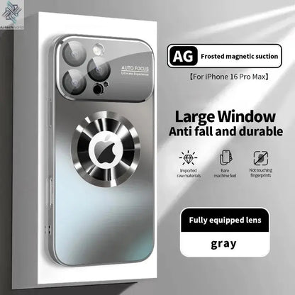 New Titanium Metallic Luxury Matte Case: iPhone Magsafe Ai-TechWorld 