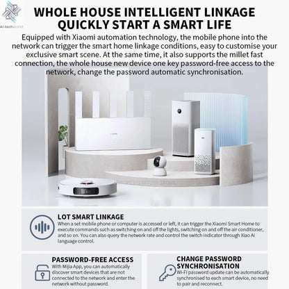 New XIAOMI Router BE5000 WiFi 7 5011Mbps 2.5GHz Network Port 512MB Memory Dual Broadband Access Network Security Protection CN - Ai - TechWorld