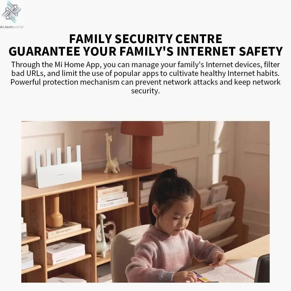 New XIAOMI Router BE5000 WiFi 7 5011Mbps 2.5GHz Network Port 512MB Memory Dual Broadband Access Network Security Protection CN - Ai - TechWorld