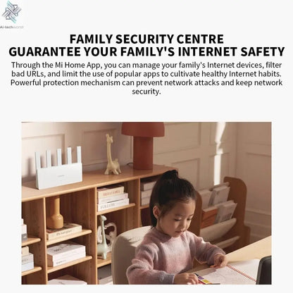 New XIAOMI Router BE5000 WiFi 7 5011Mbps 2.5GHz Network Port 512MB Memory Dual Broadband Access Network Security Protection CN - Ai - TechWorld