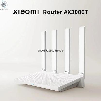 New Xiaomi Router AX3000T IPTV Mesh Networking Gigabit Ethernet Ports Gaming Accelerator Repeater Modem Signal Amplifier - Ai - TechWorld