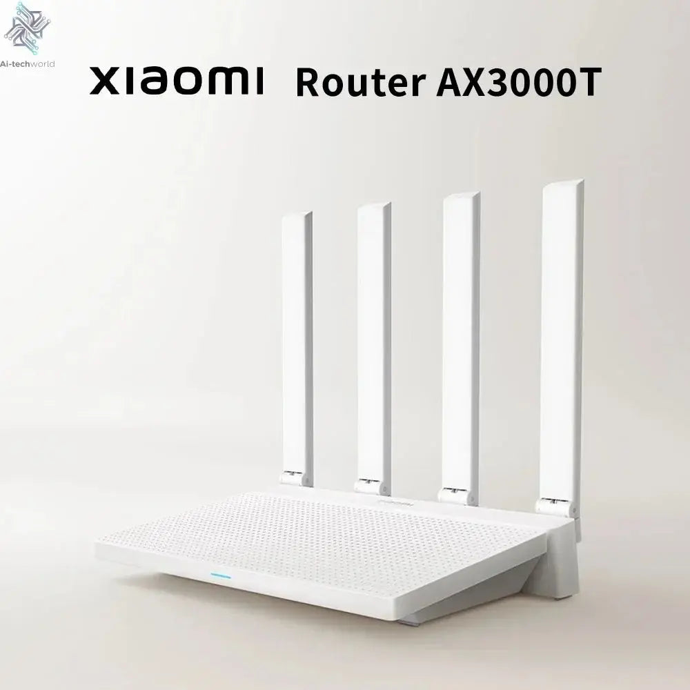 New Xiaomi Router AX3000T IPTV Mesh Networking Gigabit Ethernet Ports Gaming Accelerator Repeater Modem Signal Amplifier - Ai - TechWorld