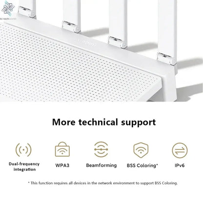 New Xiaomi Router AX3000T IPTV Mesh Networking Gigabit Ethernet Ports Gaming Accelerator Repeater Modem Signal Amplifier - Ai - TechWorld
