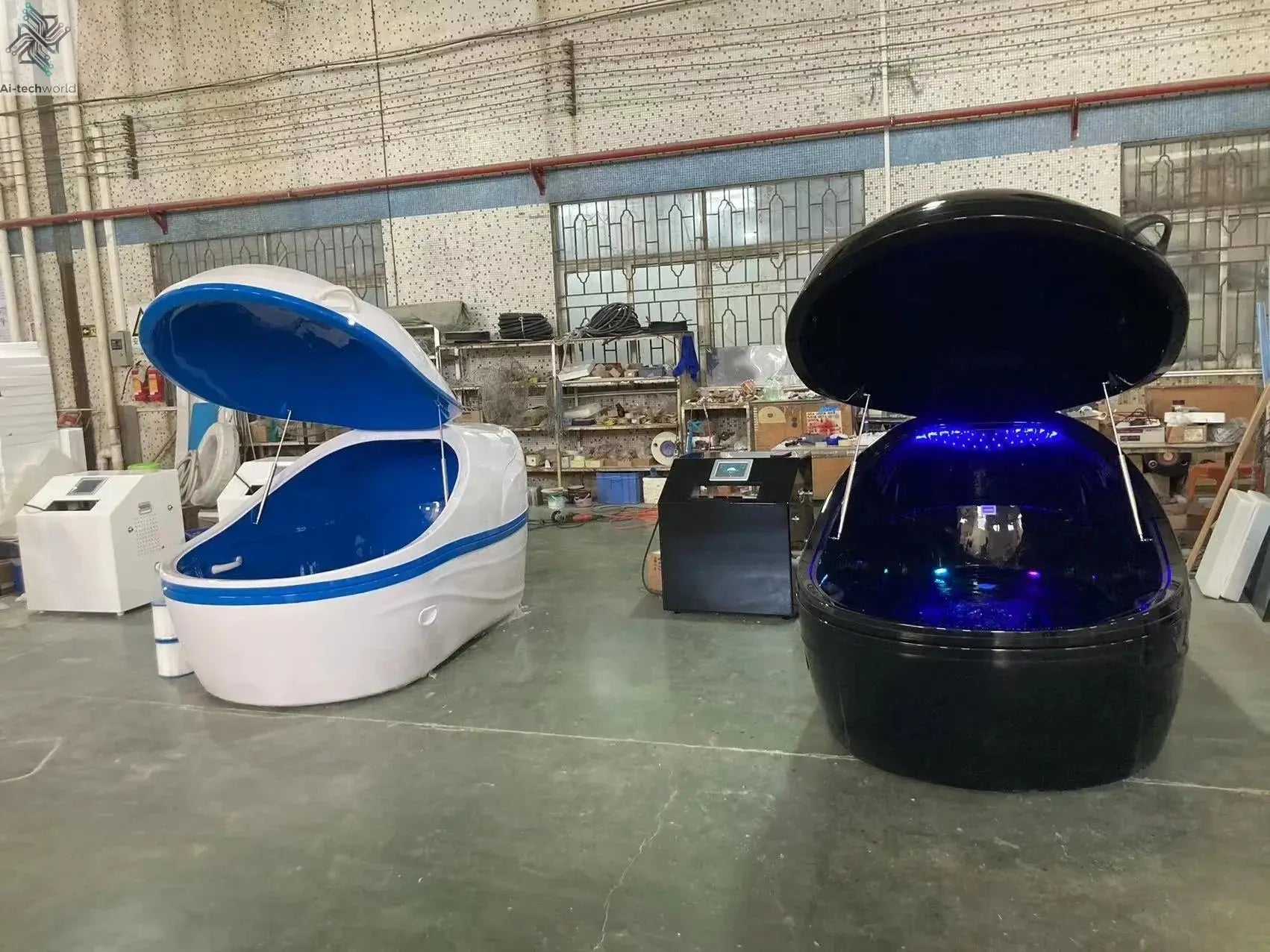 New large floating box water massage bathtub for pressure reduction and relief Ai-TechWorld 