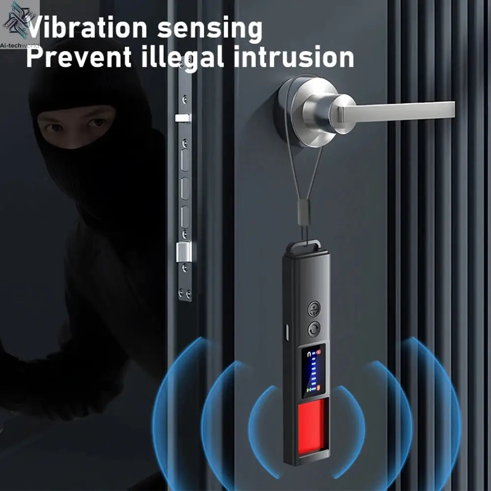 New signal detector anti-peeping camera viewfinder anti-peeping infrared scanner signal source anti-lost sound and light alarm Ai-TechWorld 