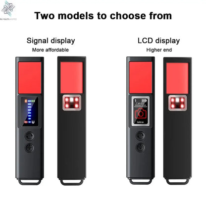 New signal detector anti-peeping camera viewfinder anti-peeping infrared scanner signal source anti-lost sound and light alarm Ai-TechWorld 