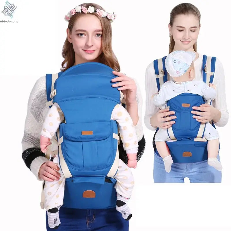 Newborn Ergonomic Baby Carrier Backpack Infant Baby Hipseat Carrier Front Facing Ergonomic Kangaroo Baby Wrap Sling Travel Ai-TechWorld 