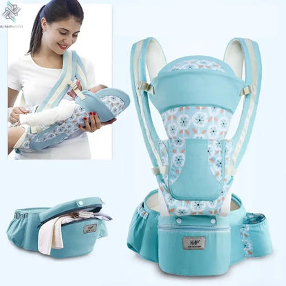 Newborn Ergonomic Baby Carrier Backpack Infant Baby Hipseat Carrier Front Facing Ergonomic Kangaroo Baby Wrap Sling Travel Ai-TechWorld 