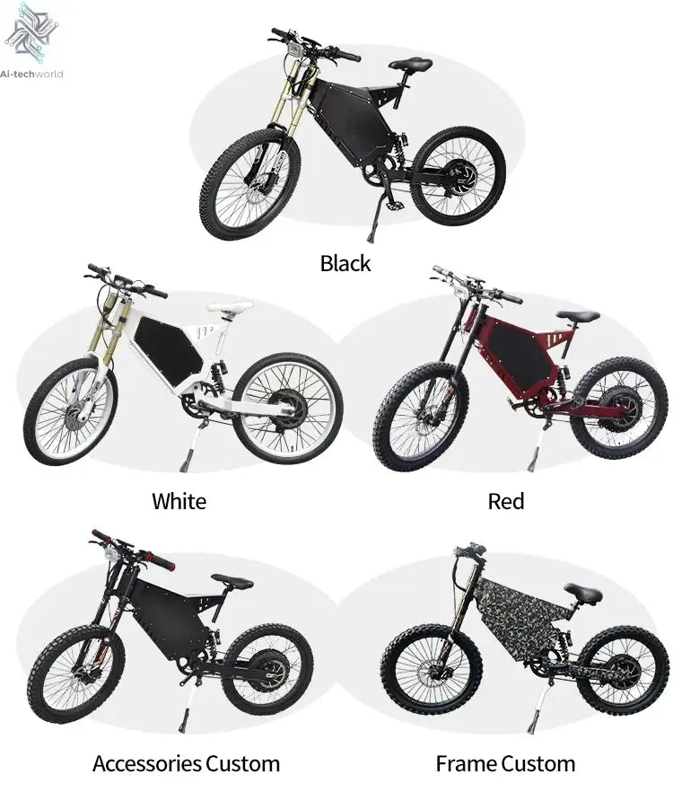 Newest Electric Bike 72v  8000W Enduro Ebike Hottest in 2023 with Samsng Cells 100km/h High Speed Electric Bike - Ai-TechWorld