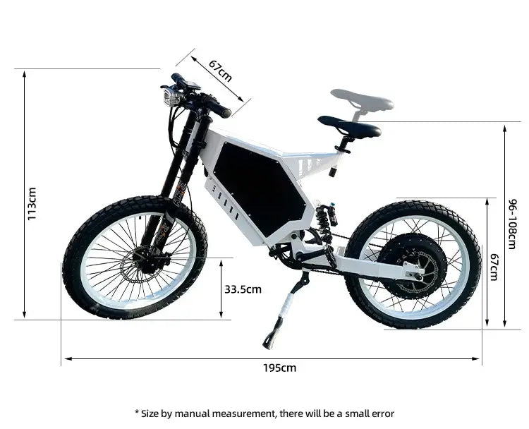 Newest Electric Bike 72v  8000W Enduro Ebike Hottest in 2023 with Samsng Cells 100km/h High Speed Electric Bike - Ai-TechWorld