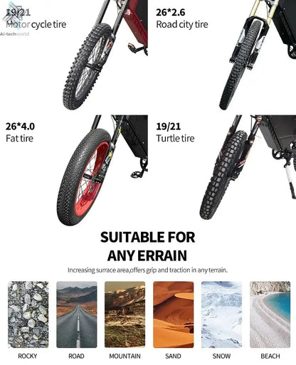 Newest Electric Bike 72v  8000W Enduro Ebike Hottest in 2023 with Samsng Cells 100km/h High Speed Electric Bike - Ai-TechWorld