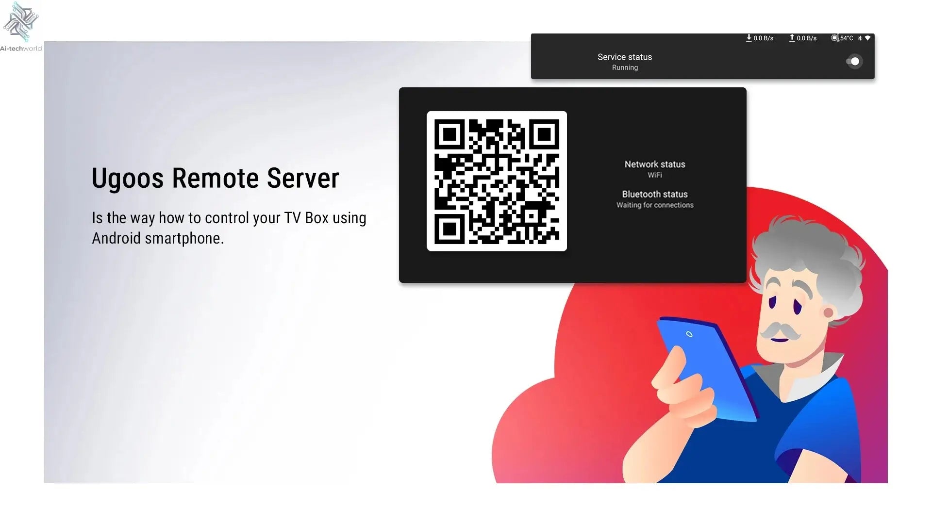 Newest Ugoos SK4 Smart TV Box Android 14 Amlogic S905x5M-J 4GB 64GB 2.4G/5G Wifi BT5.4 4K Set Top Box Support Dolby Vison Ai-TechWorld 