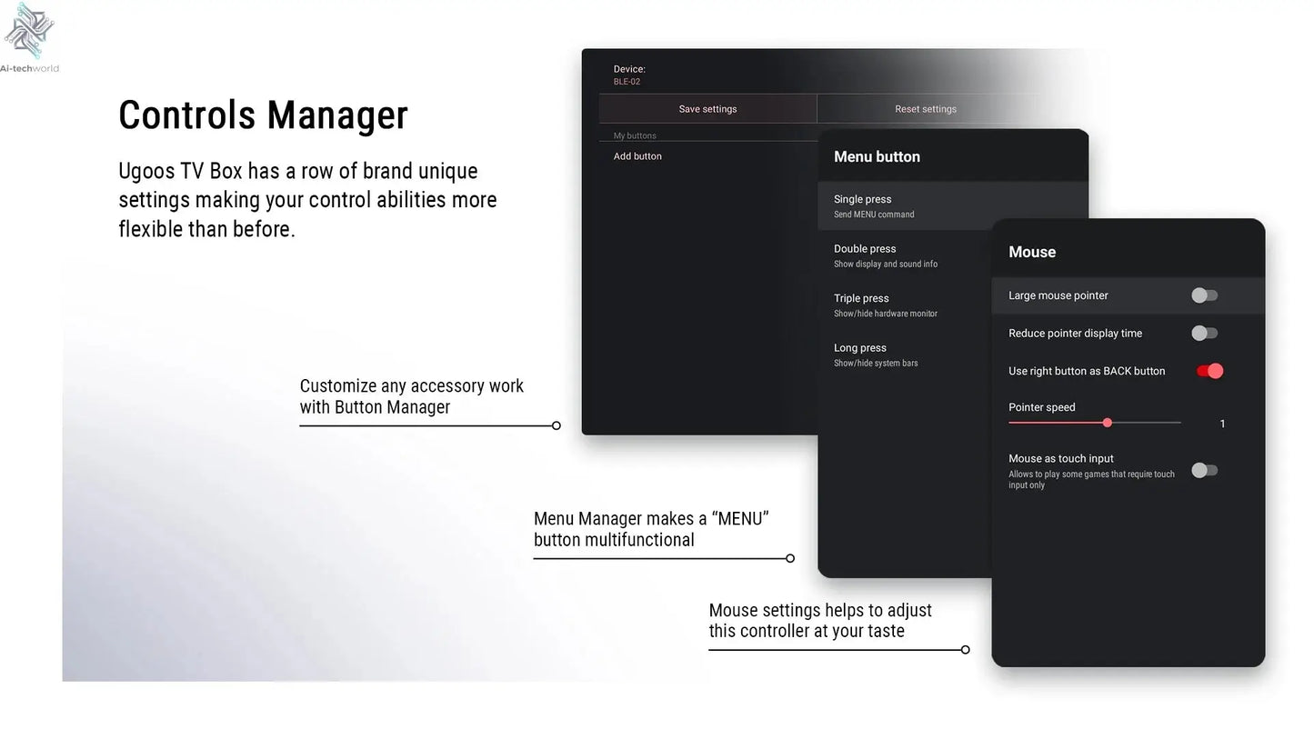 Newest Ugoos SK4 Smart TV Box Android 14 Amlogic S905x5M-J 4GB 64GB 2.4G/5G Wifi BT5.4 4K Set Top Box Support Dolby Vison Ai-TechWorld 