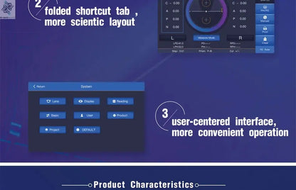 Nova LM300 Auto Lensmeter Digital Lensometer Optical Focimeter Automatic Lens Meter 7 Inch Touch Screen UV PD Printing Ai-TechWorld 