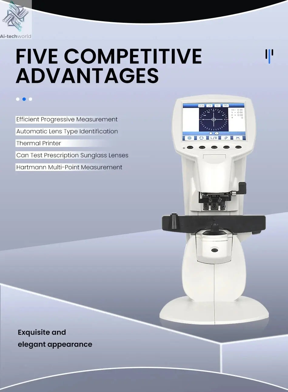 Nova Optics Digital Auto Lens Meter UV PD Printing Focimeter Lensometer Optical Equipments Instruments Lensmeter Ai-TechWorld 