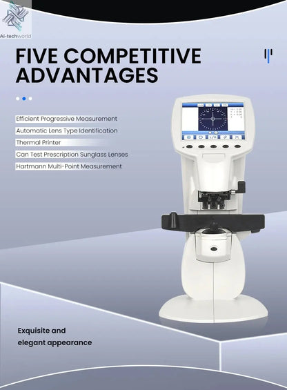 Nova Optics Digital Auto Lens Meter UV PD Printing Focimeter Lensometer Optical Equipments Instruments Lensmeter Ai-TechWorld 