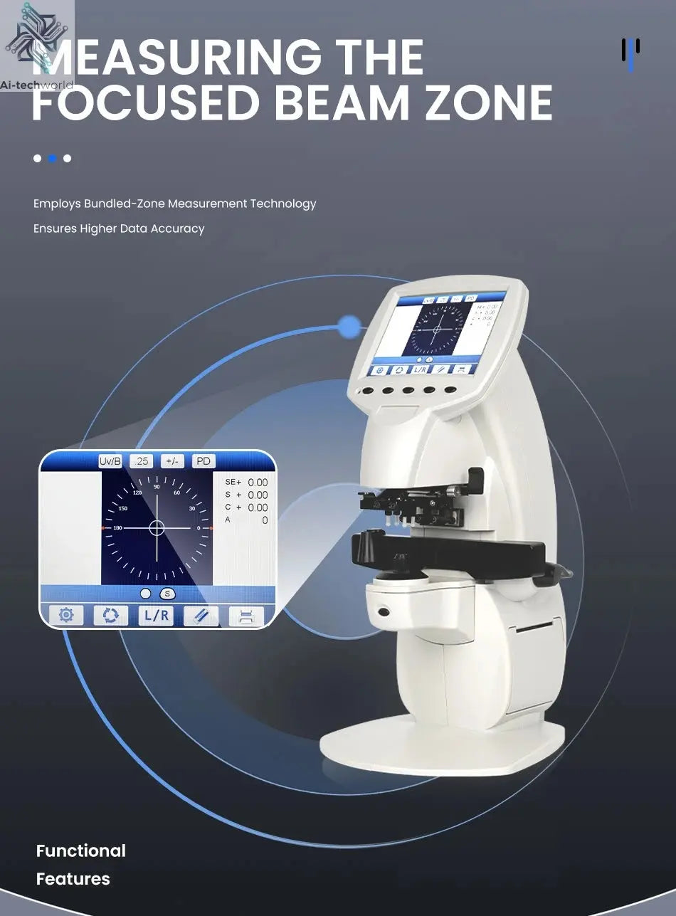 Nova Optics Digital Auto Lens Meter UV PD Printing Focimeter Lensometer Optical Equipments Instruments Lensmeter Ai-TechWorld 