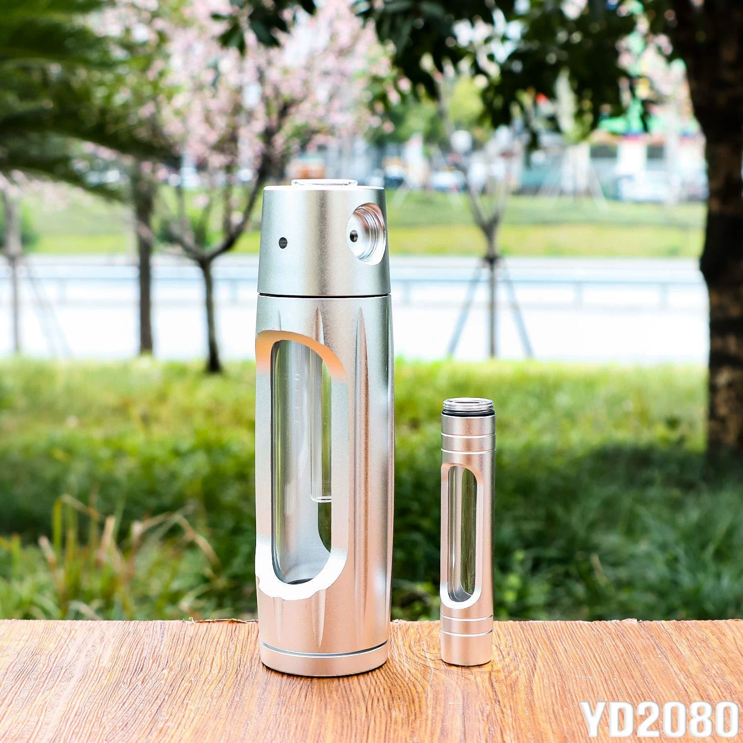 Cross-Border New Arrival Hammer-Shaped Aluminum Alloy Pipe Portable Metal Glass Tobacco Pipe Removable Easy to Clean Pipe Ai-TechWorld 