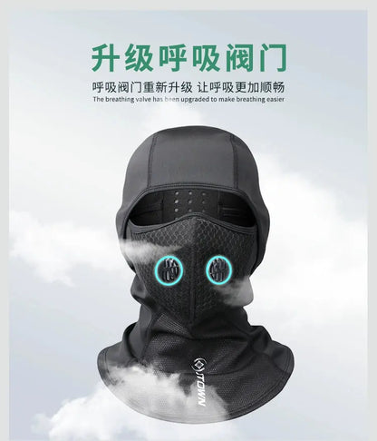 Fleece-lined Thermal Headgear Men's Fall and Winter Riding Cold-Proof Mask Motorcycle Wind-Proof Cap Men's and Women's Ski Full Face Care Scarf Ai-TechWorld 