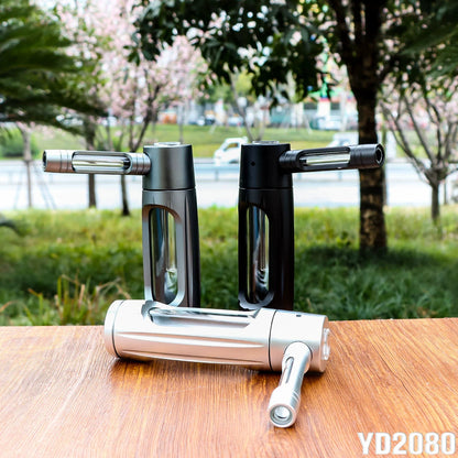 Cross-Border New Arrival Hammer-Shaped Aluminum Alloy Pipe Portable Metal Glass Tobacco Pipe Removable Easy to Clean Pipe Ai-TechWorld 