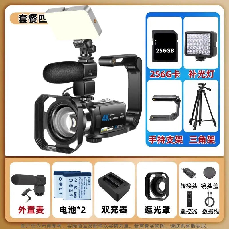 4K HD Digital Camera Infrared Home Video Professional Photography WiFi Wedding Fast Hand Joke Action Sports Camera with WiFi Ai-TechWorld 