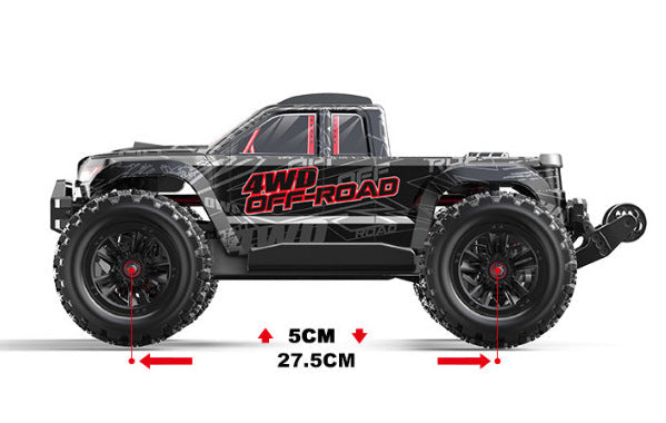 New MJX 10208 Small Monster 1/10 Hypergo 2.4G Brushless High Speed RC Professional Adult Off road Remote Control Vehicle RC Cars Ai-TechWorld 