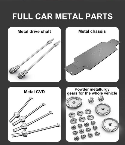 New MJX 10208 Small Monster 1/10 Hypergo 2.4G Brushless High Speed RC Professional Adult Off road Remote Control Vehicle RC Cars Ai-TechWorld 