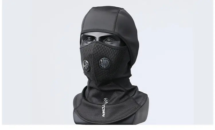 Fleece-lined Thermal Headgear Men's Fall and Winter Riding Cold-Proof Mask Motorcycle Wind-Proof Cap Men's and Women's Ski Full Face Care Scarf Ai-TechWorld 