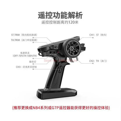 New MJX 10208 Small Monster 1/10 Hypergo 2.4G Brushless High Speed RC Professional Adult Off road Remote Control Vehicle RC Cars Ai-TechWorld 