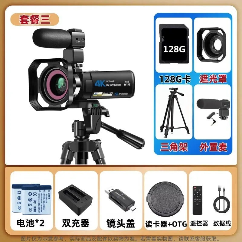 4K HD Digital Camera Infrared Home Video Professional Photography WiFi Wedding Fast Hand Joke Action Sports Camera with WiFi Ai-TechWorld 