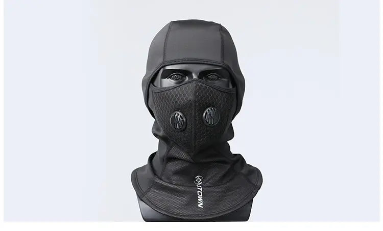 Fleece-lined Thermal Headgear Men's Fall and Winter Riding Cold-Proof Mask Motorcycle Wind-Proof Cap Men's and Women's Ski Full Face Care Scarf Ai-TechWorld 