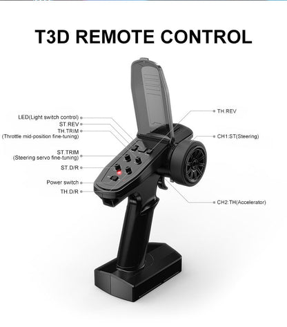 New MJX 10208 Small Monster 1/10 Hypergo 2.4G Brushless High Speed RC Professional Adult Off road Remote Control Vehicle RC Cars Ai-TechWorld 