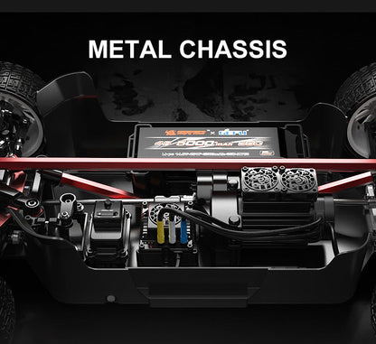 New MJX 10208 Small Monster 1/10 Hypergo 2.4G Brushless High Speed RC Professional Adult Off road Remote Control Vehicle RC Cars Ai-TechWorld 