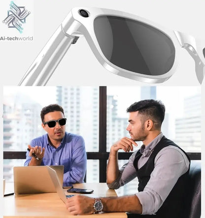 OPPO AI Smart Glasses Ultra Clear Camera Shootingand Recording Touch Sport Sunglasses Bluetooth Call Video Music Player Ai-TechWorld 